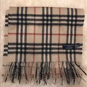 Perfect condition classic Burberry Cashmere Scarf